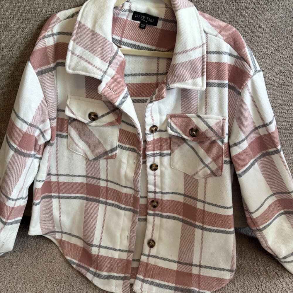 Lovetree flannel shacket